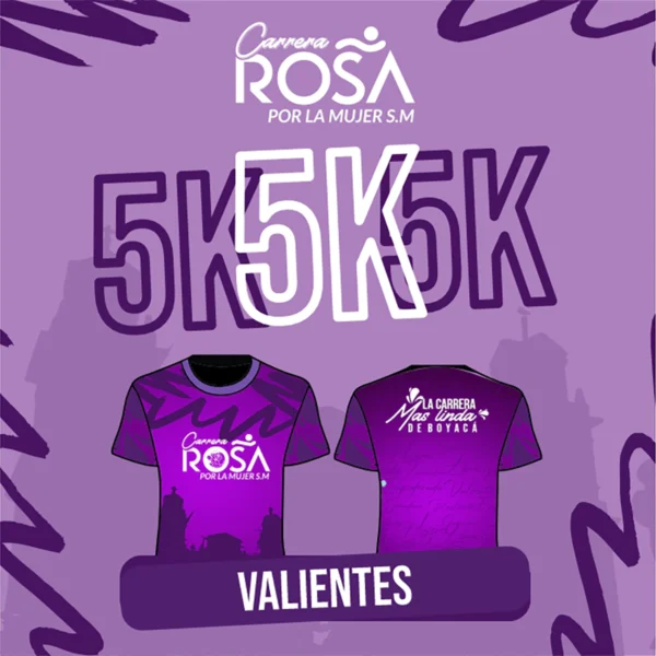 Carrera Rosa S.M. 5K Valientes | 26 de Octubre 2025