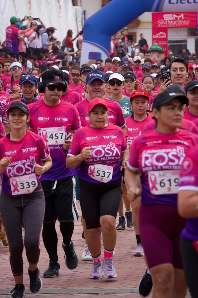 Propósito de la Carrera Rosa por la Mujer S.M.